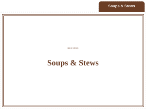 Tabbed recipe box divider card